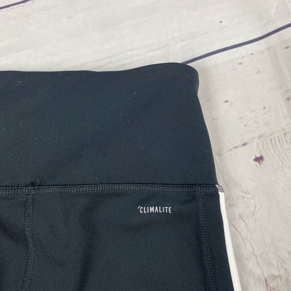 Adidas Black Stripe Leggings - Picture 7 of 8